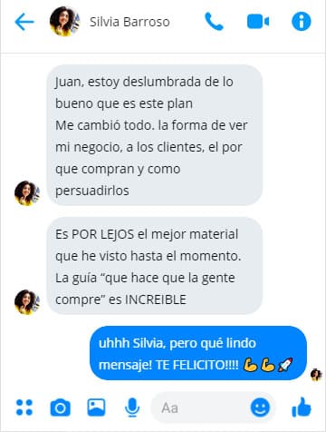 classyfunnels - Testimonial de SIlvia del Plan de Ejecución Rápida - Crea una Oferta Irresistible