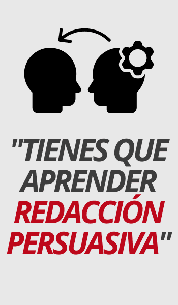 Tienes que aprender redacción persuasiva, es la habilidad número 1 del marketing.