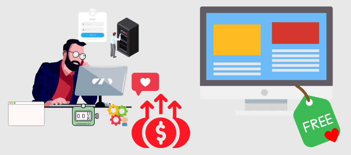 Herramientas para construir y montar sitios web gratis.