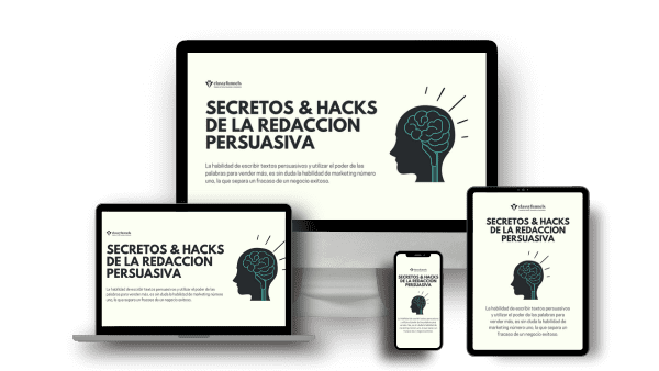 Secretos & Hacks de la Redacción Persuasiva. La habilidad de escribir textos que hagan que tu cliente tome acción es la habilidad de marketing número 1.