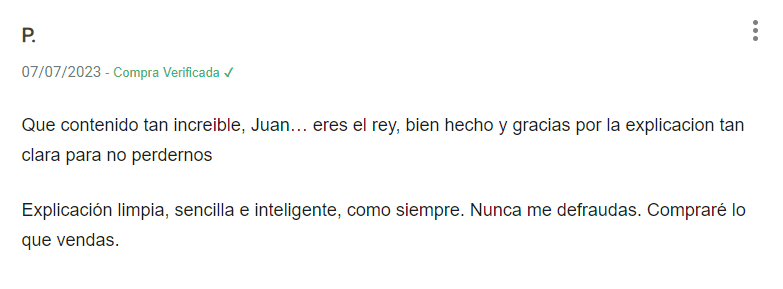 classyfunnels - testimonial - opinión del Plan de Ejecución Rápida "Flujo de Tráfico Infinito"