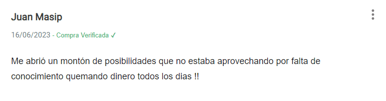 classyfunnels - testimonial - opinión del Plan de Ejecución Rápida "Flujo de Tráfico Infinito"