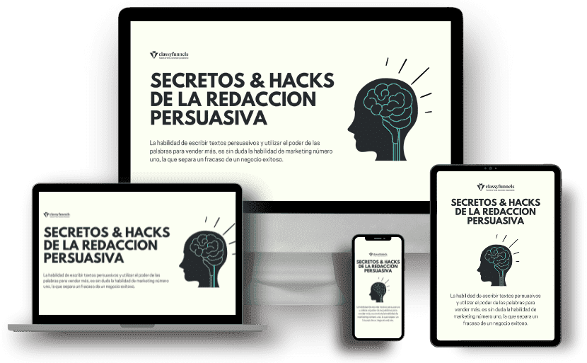 Secretos y Hacks de la Redacción Persuasiva. Todos los textos de tu Embudo de Ventas escritos ya por ti.