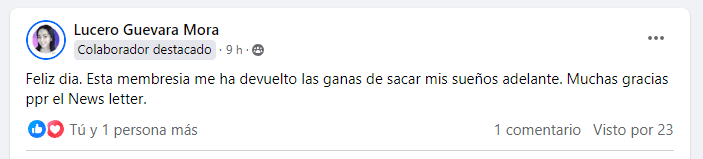 Testimonial - Tu primer embudo de venta - classyfunnels