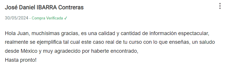 Testimonial - Testimonio - Opinión del Curso Crea una Oferta Irresistible de classyfunnels - ¿Vale la pena?