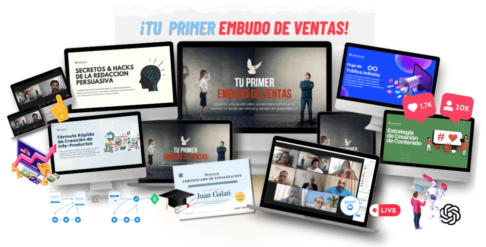 Tu Primer Embudo de Ventas - Programa de coaching Anual